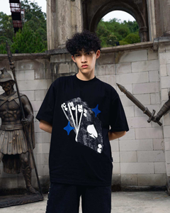 <b>Funky</b> Loose Fit <b>T</b> <b>Shirts</b> For Men 100% Cotton With Vibrant Summer Retro Prints - Product Image 5