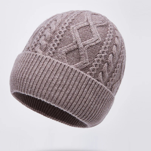 Hot sale Cashmere <b>Hat</b> Knitted Long Beanie <b>Hat</b> Warm Soft Knitted Kids or Adults Knit <b>Hats</b> Beanie - Product Image 4