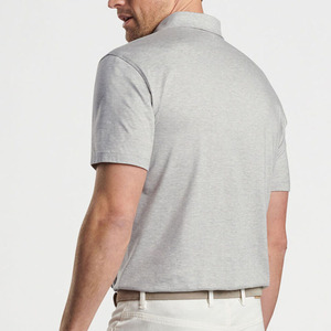 T-shirts décontractés pour hommes en gros, respirants, à séchage rapide, hauts de grande taille, polos pour hommes - Product Image 3