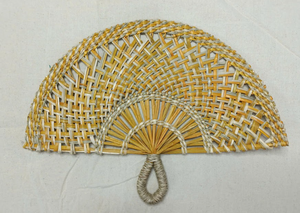 Abanico artesanal de algas marinas con encanto rústico para suministro al por mayor y estilo de eventos - Product Image 5