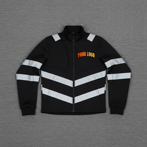 Chaqueta de Seguridad Reflectante LED de Alta Visibilidad ANSI Clase 2, Impermeable, Personalizada con Logotipo, 100% Poliéster - Product Image 2