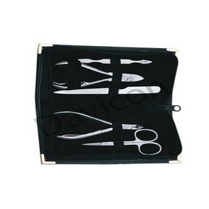 Ensemble d'outils professionnels de manucure en acier inoxydable, kit de manucure à la main par DAVICON notamment - Product Image 1