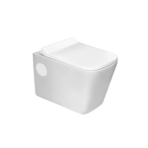 Su marca Inodoro colgado en la pared de cerámica Diseño elegante Todos los modelos disponibles - Product Image 1