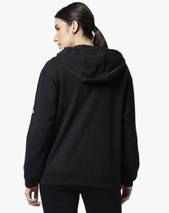 Automne et hiver nouvelle mode féminine grande taille sport décontracté revers fermeture éclair mince confortable respirant à capuche - Product Image 2