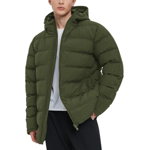 Design personnalisé OEM extérieur de haute qualité Vestes parka bouffant Manteau d'hiver chaud à capuche pour hommes avec logo personnalisé - Product Image 1