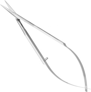 Tijeras para cutículas Punta puntiaguda de precisión profesional curvada Extra fina para cejas Pestañas Recortar uñas y corte de piel seca - Product Image 4