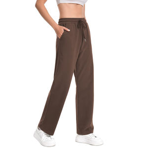 Pantalons de survêtement personnalisés, pantalons de survêtement évasés, vente en gros, impression personnalisée pour femmes, pantalons de survêtement respirants de haute qualité pour femmes - Product Image 3