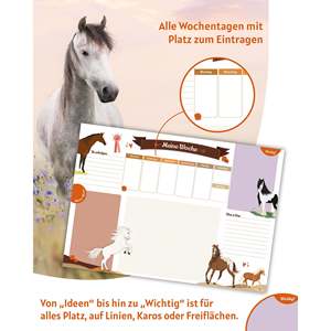 Bloc-notes détachable à motif cheval, inspiré des carnets de croquis - Product Image 6