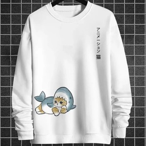 เสื้อสเวตเตอร์ระบายอากาศผ้าฝ้าย100% ใหม่เสื้อสเวตเชิ้ตผู้ชายพิมพ์ลาย3D มีสไตล์เสื้อลำลองแบบกำหนดเองขายส่ง - Product Image 6