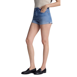Women's Mid Waist Vintage Washed Boyfriend <b>Jeans</b> Cuffed Shorts Summer Casual Fashion <b>Sexy</b> Mini Denim Shorts OEM ODM - Product Image 2