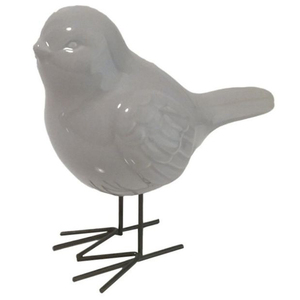 Statue d'oiseaux créatifs Décoration de table de Pâques en métal émaillé Ornement de table de fête unique - Product Image 1
