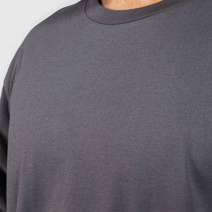 เสื้อยืดออกกำลังกายแห้งเร็ว แขนครึ่งตัว แบบเรียบ สำหรับผู้ชาย รับผลิตตามแบบ OEM พร้อมสกรีนโลโก้ - Product Image 5