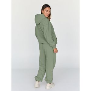 Nouveau haute qualité femmes survêtement sweats à capuche sweat pantalon ensembles vêtements de Sport costume décontracté sweat chemises femmes survêtements 2026 - Product Image 3