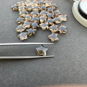 Quartz fumé forme d'étoile perles de pierres précieuses en vrac perles d'étoile sculptées naturelles pour la fabrication de bijoux Bracelet collier bricolage - Product Image 3