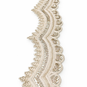 Encaje Bordado con Lentejuelas Ecológicas Exquisitas para Vestidos de Novia de Lujo, Eleva la Elegancia de tus Prendas con un Brillo Premium - Product Image 1