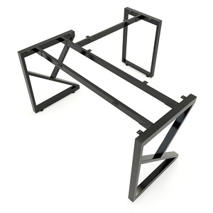 Pieds de table en forme de L de style industriel 140x140cm pour hôpital et usage domestique - HCKC014 - Product Image 1