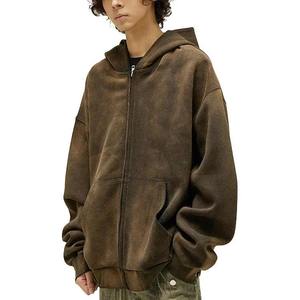 Nouveau Style Taille Personnalisée Hommes Distressed Hoodies Basics Coton Mélangé Hommes Distressed Hoodies Hip Hop Style - Product Image 5