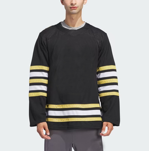 Uniforme de hockey sobre hielo de equipo personalizado de alta calidad Nuevo diseño con nombre OEM Material de poliéster Impresión por sublimación Uniforme de hockey sobre hielo - Product Image 1