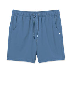 Pantalones cortos de lana ecológicos de cintura alta de verano para hombre, nuevo estilo, transpirable, patrón sólido, fondos activos con cierre de cordón - Product Image 5