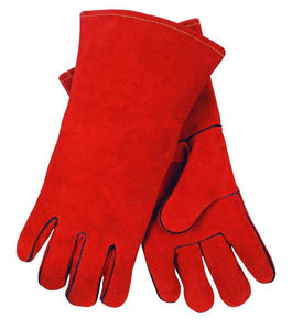 Vente en gros, meilleur cuir de vache fendu, réparation de la conduite, gants de soudage résistants à la chaleur, gants de sécurité pour le travail de jardinage - Product Image 5