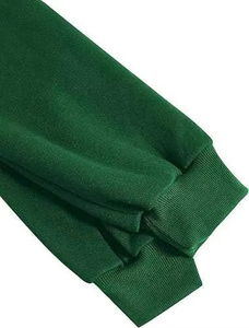 Sweats à capuche en strass personnalisés de couleur unie pour hommes, impression de haute qualité, logo épais en strass. - Product Image 5