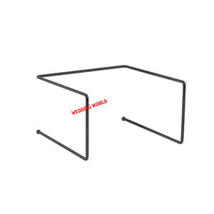 Juego de tres soportes de metal para pizza Soporte de pizza hecho a mano con recubrimiento de polvo negro Soporte de metal de lujo para pizza de alta calidad - Product Image 6