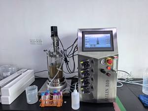 Bailun 10L bioréacteur bio fermenteur types de vaccin bioréacteur en verre à agitation mécanique utilisé BLBIO-GJ de culture - Product Image 4