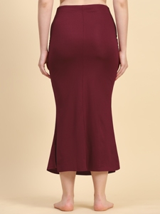 Trendmalls Maroon Shaper respirant pour Lycra Spandex Saree Jupon pour femme - Product Image 6