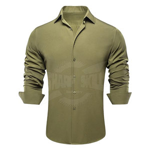 Vente directe d'usine pas cher Prix hommes chemise habillée top vente en ligne de chemises habillées nouveau design - Product Image 1