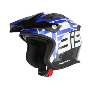 Casco da Corsa Flip-up Acerbis ARIA SPORT JET Taglia XL con Chiusura Rapida per Moto e Motociclismo in Materiale PC e ABS - Product Image 1