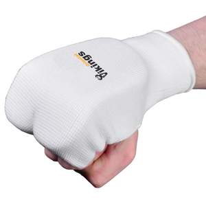 Custom High Quality <b>White</b> Elasticated Fabric Mitts for <b>Hand</b> Protection - Product Image 1