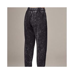 Survêtements évasés personnalisés avec fermeture éclair 500 GSM combinaison de jogging à jambe droite survêtement en détresse ensembles de sweats à capuche et de pantalons de survêtement pour hommes - Product Image 4