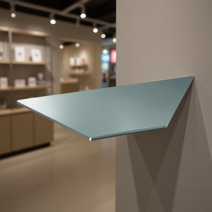 Étagère d'angle fermée Usag pour présentoirs segmentés, présentoir avec design d'angle - Product Image 3