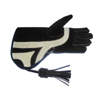 Gants de fauconnerie en cuir véritable de qualité supérieure, imperméables, antidérapants, pour l'entraînement, la sécurité en extérieur et la chasse.
