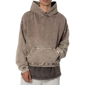 Sudaderas con Capucha para Hombre con Estilo Vintage y Lavado Ácido, que Ofrecen Comodidad, Estilo y un Toque Urbano para Hombres Modernos - Product Image 6