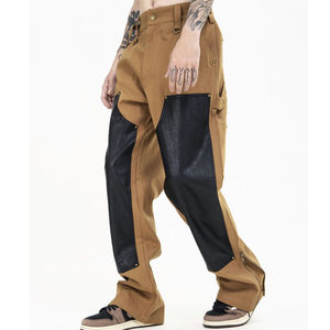 Meilleur choix pour les femmes pantalon léger en similicuir taille haute Style décontracté toile extensible confortable pour un usage quotidien - Product Image 1