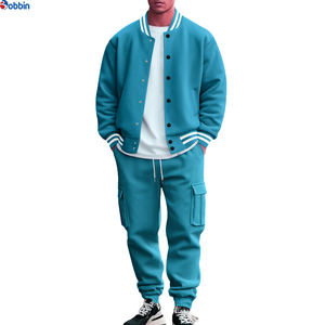 Conjunto Deportivo de Alta Calidad para Hombre, Chaqueta y Pantalón Deportivos a la Moda, Personalizable, Unisex, Ropa Deportiva Lisa - Product Image 2