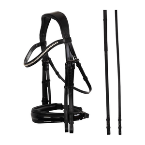 Nouvelle arrivée : bride de cheval haut de gamme pour l'extérieur, fabriquée en cuir pleine fleur, style selle anglaise, avec options personnalisées - Product Image 4