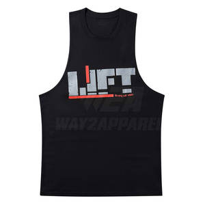 Oem Service Summer Wear Men's Gym Tank Top Adultos Use Outdoor Use Men's Gym Tank Top Venta caliente Gym Tank Top - Product Image 3