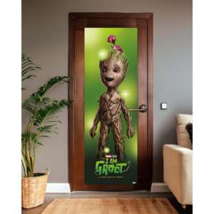 Marvel I Am Groot Doorposter : Techniques d'impression numérique pour la graphisme - Product Image 1