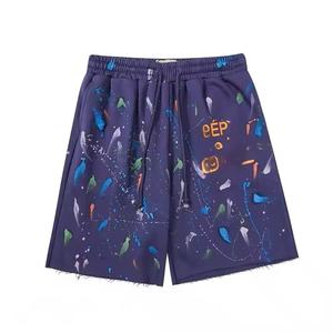 กางเกงขาสั้นลำลองผ้าสแปนเด็กซ์/ ผ้าฝ้ายแห้งเร็วระบายอากาศได้ดีมีเชือกผูกสำหรับผู้ชายขนาดใหญ่และเป็นมิตรต่อสิ่งแวดล้อม - Product Image 5