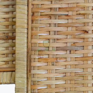 Foldable <b>Rattan</b> Basket Square Style for Kitchen and Home <b>Storage</b> - Product Image 3