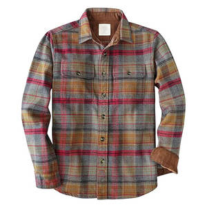 เสื้อเชิ้ตแขนยาวผู้ชายพร้อมปกพับลงและสีทึบสำหรับชุดทางการหรือชุดลำลอง - Product Image 1