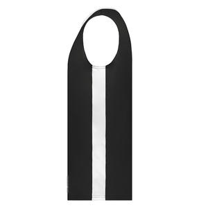 Maillots de basket-ball personnalisés 2025 pour adultes, couleur noire, nouveau style, tricot en polyester, service OEM - Product Image 3