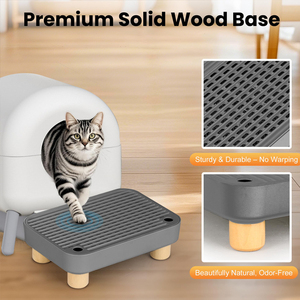 Bước hộp xả rác cho hệ thống tự động, vật liệu PP với đế chống trượt, OEM/ODM cho các thương hiệu và nhà phân phối thú cưng - Product Image 3