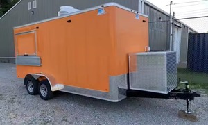 Cuisine de rue de marque personnalisée fiable remorque alimentaire mobile 40T charge utile nouveaux camions de nourriture prix de gros remorques de restauration rapide - Product Image 3