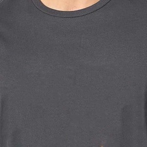 เสื้อยืดผู้ชายแขนสั้นระบายอากาศได้ดี, เสื้อยืดคอกลมผ้าฝ้ายทรงสลิมฟิตสไตล์ฮิปฮอปลำลอง - Product Image 3