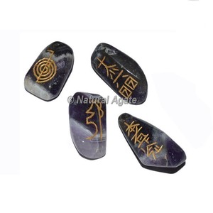 Juego de Reiki de Jaspe Dalmático de Piedra Natural en Línea - Product Image 4
