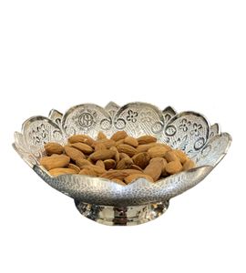 Bol rond en métal pour bougie fruits et ornement bol en métal pour décor de table et de salon bol décoratif en métal en gros. - Product Image 4