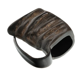 Mug en corne de buffle de qualité supérieure 100% corne de buffle naturelle Mug à bière en corne de buffle Option de logo personnalisé Style Mug à bière en corne de buffle - Product Image 1